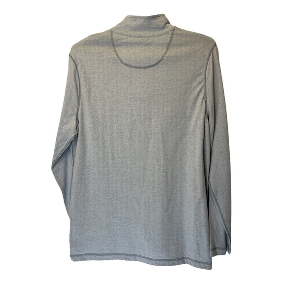 Ocean Coast 1/4 Zip Pullover Mens Sz XL Gray Microfiber Long Sleeve Soft NWT $45 - Picture 3 of 3